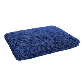 DGS Pet Products Dirty Dog Cushion Pad Small Brown 19" x 24" x 2.5" (Color: Bermuda Blue, size: medium)