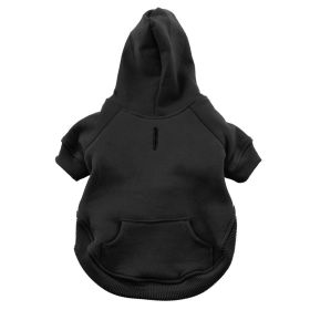 Flex-Fit Dog Hoodie (Color: Black, size: X-LARGE)
