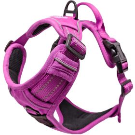 Venture Paw Pull Control Dog Harness (Color: Wild Raspberry, size: X-LARGE)